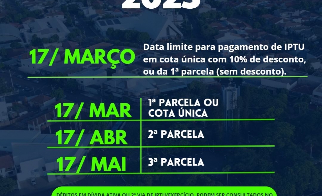 Informações sobre IPTU 2023