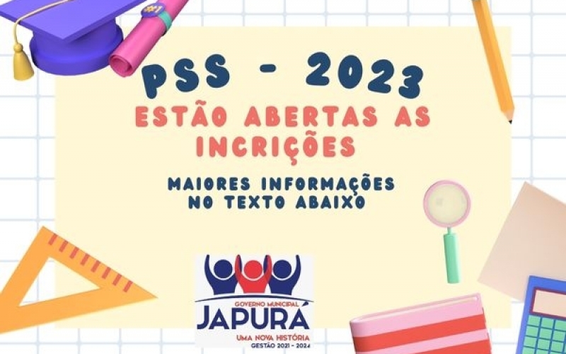 Inscrições PSS 2023