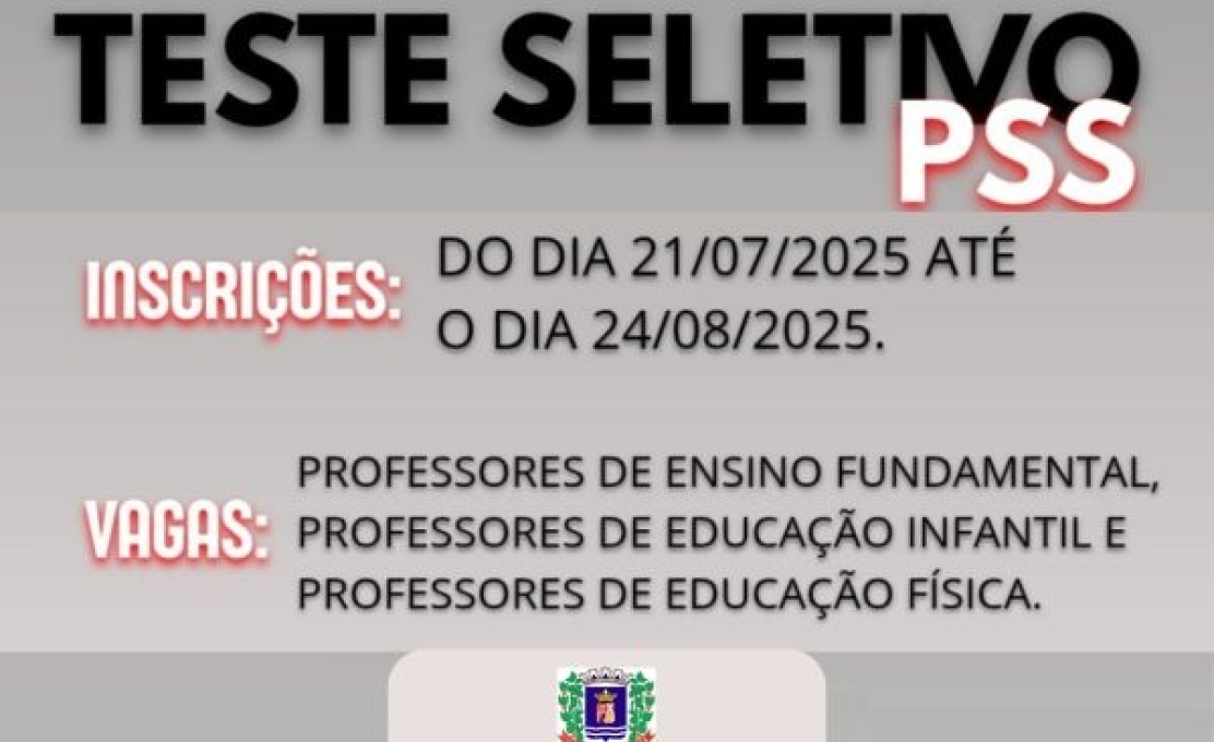 Teste Seletivo PSS