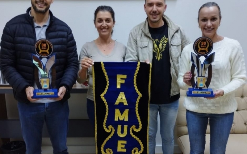 Fanfarra Municipal Emílio de Menezes fatura 2 troféus nos 30 anos de CINFABAN